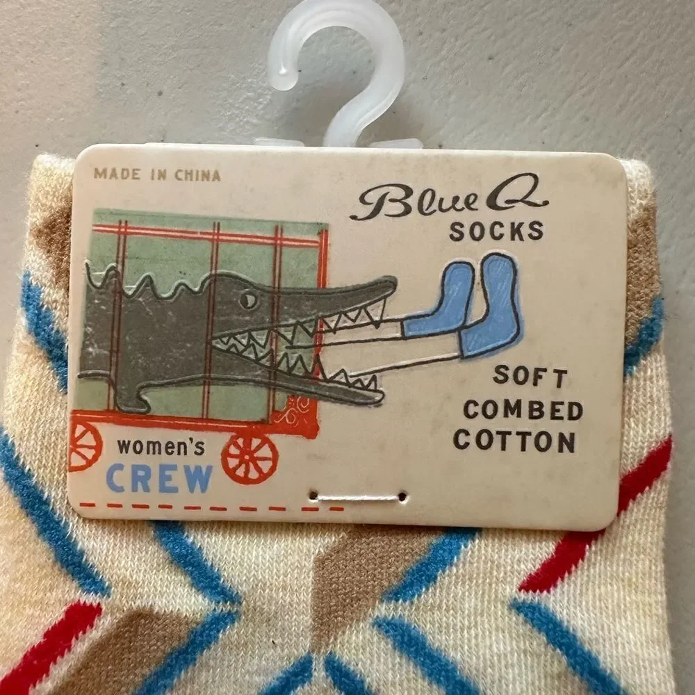 Blue Q Women’s Cotton Crew Socks Imperfectionist